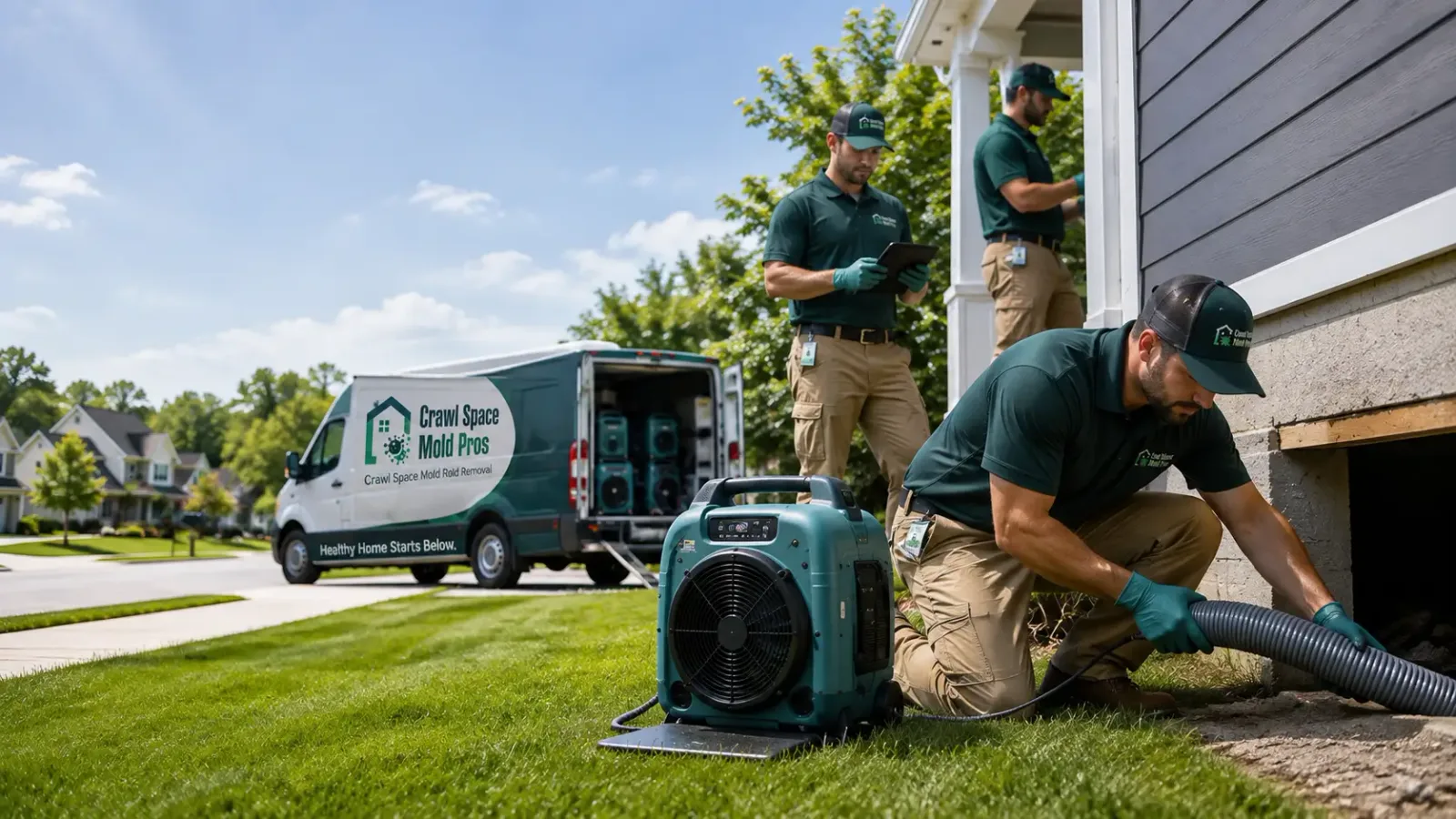 Crawl Space Mold Removal in Maplewood, NJ